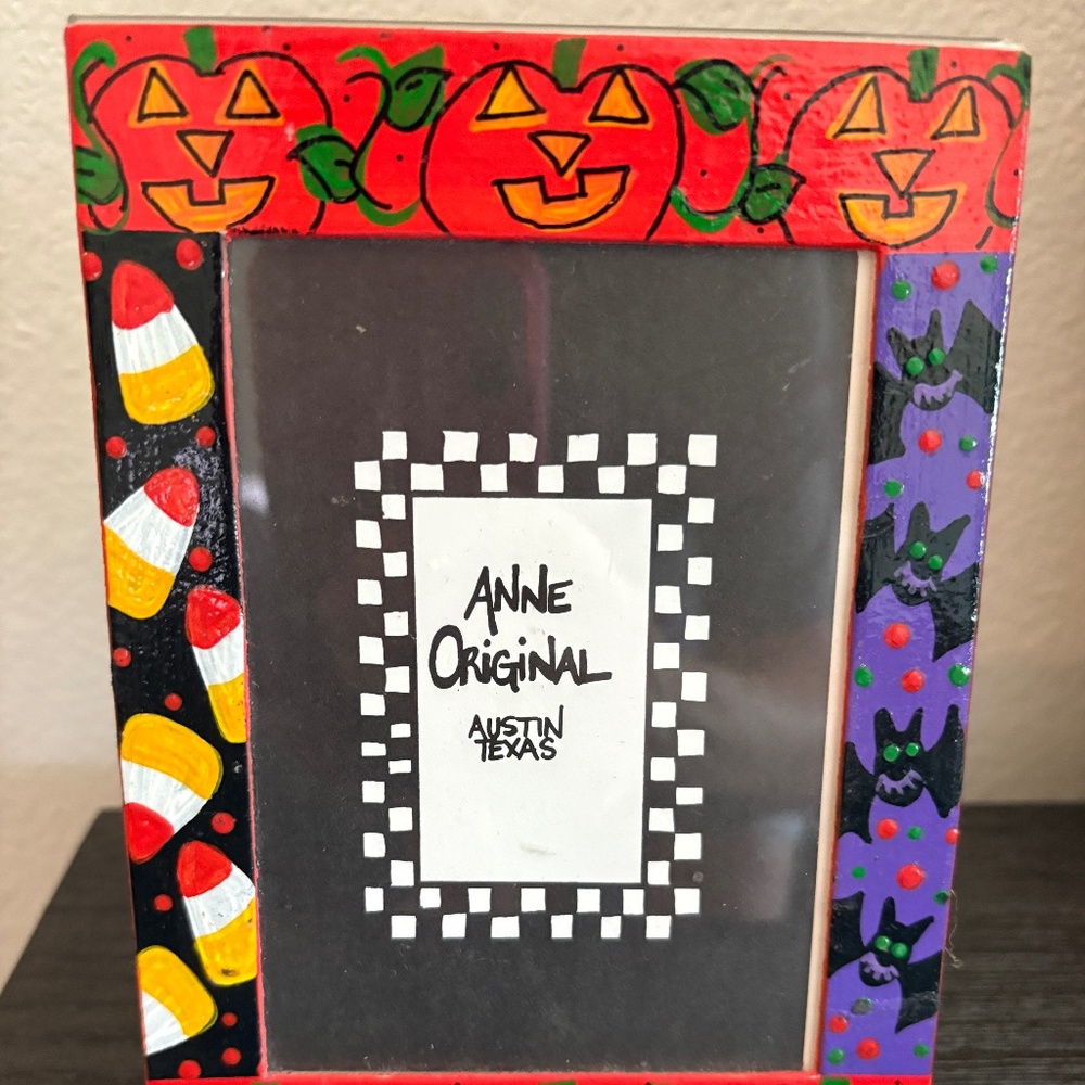 Hand -Painted 4x6 Halloween Frame